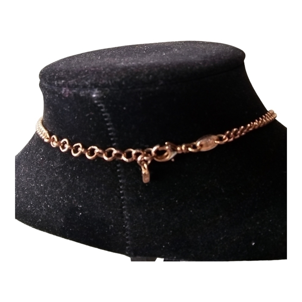 Fossil Maintenance Statement Necklace 16-18" - Picture 2 of 9